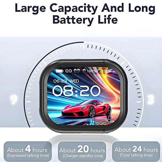 האוזניות האלחוטיות הכי מודרניות 2025, תואמות בלוטות', מתרגם שפות בזמן אמת, בקרת מגע, אוזניות עמידות למים