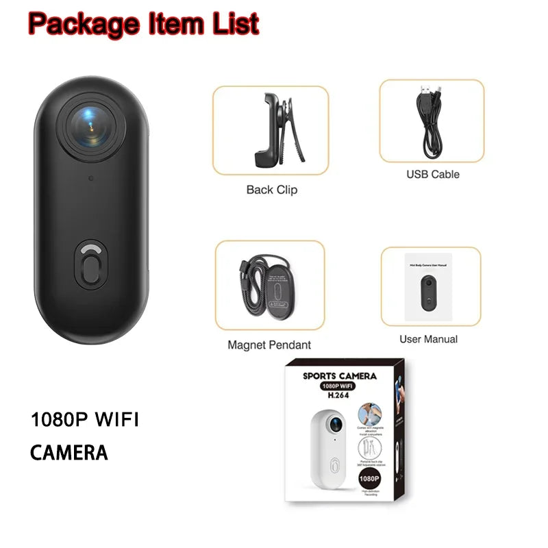 FHD 1080P 4K מצלמת ספורט  בקסדה, אופנוע, אופניים, צילום באיכות גבוהה, מצלמת גוף