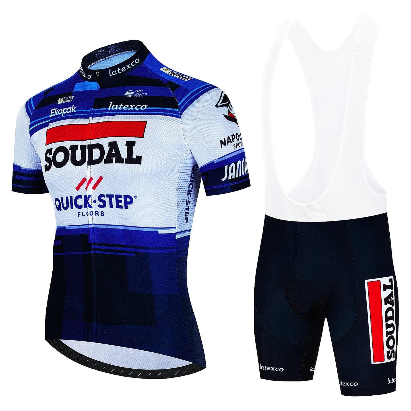 SOUDAL סט חולצה ומכנס לנשים וגברים ביגוד רכיבה על אופניים איכות גבוהה