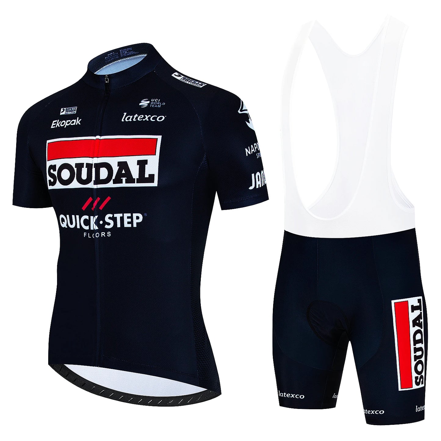 SOUDAL סט חולצה ומכנס לנשים וגברים ביגוד רכיבה על אופניים איכות גבוהה