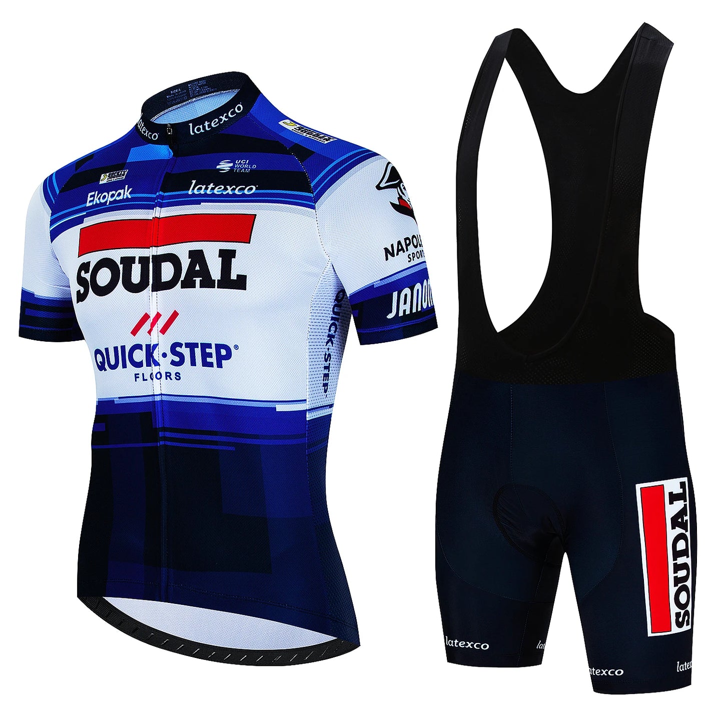 SOUDAL סט חולצה ומכנס לנשים וגברים ביגוד רכיבה על אופניים איכות גבוהה