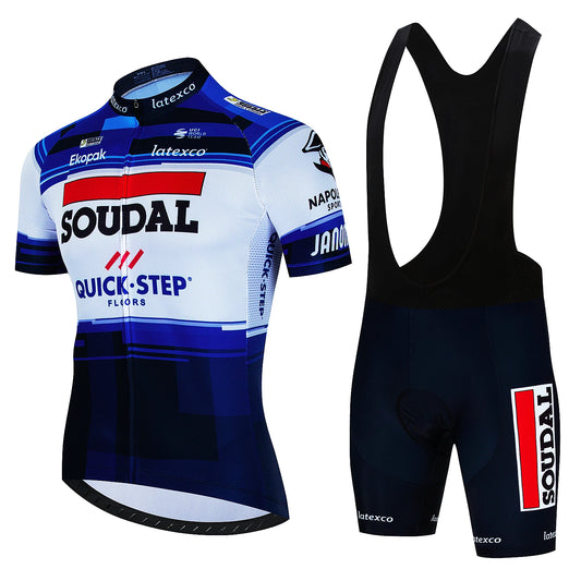 SOUDAL סט חולצה ומכנס לנשים וגברים ביגוד רכיבה על אופניים איכות גבוהה