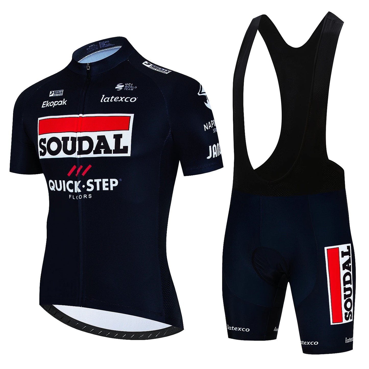 SOUDAL סט חולצה ומכנס לנשים וגברים ביגוד רכיבה על אופניים איכות גבוהה