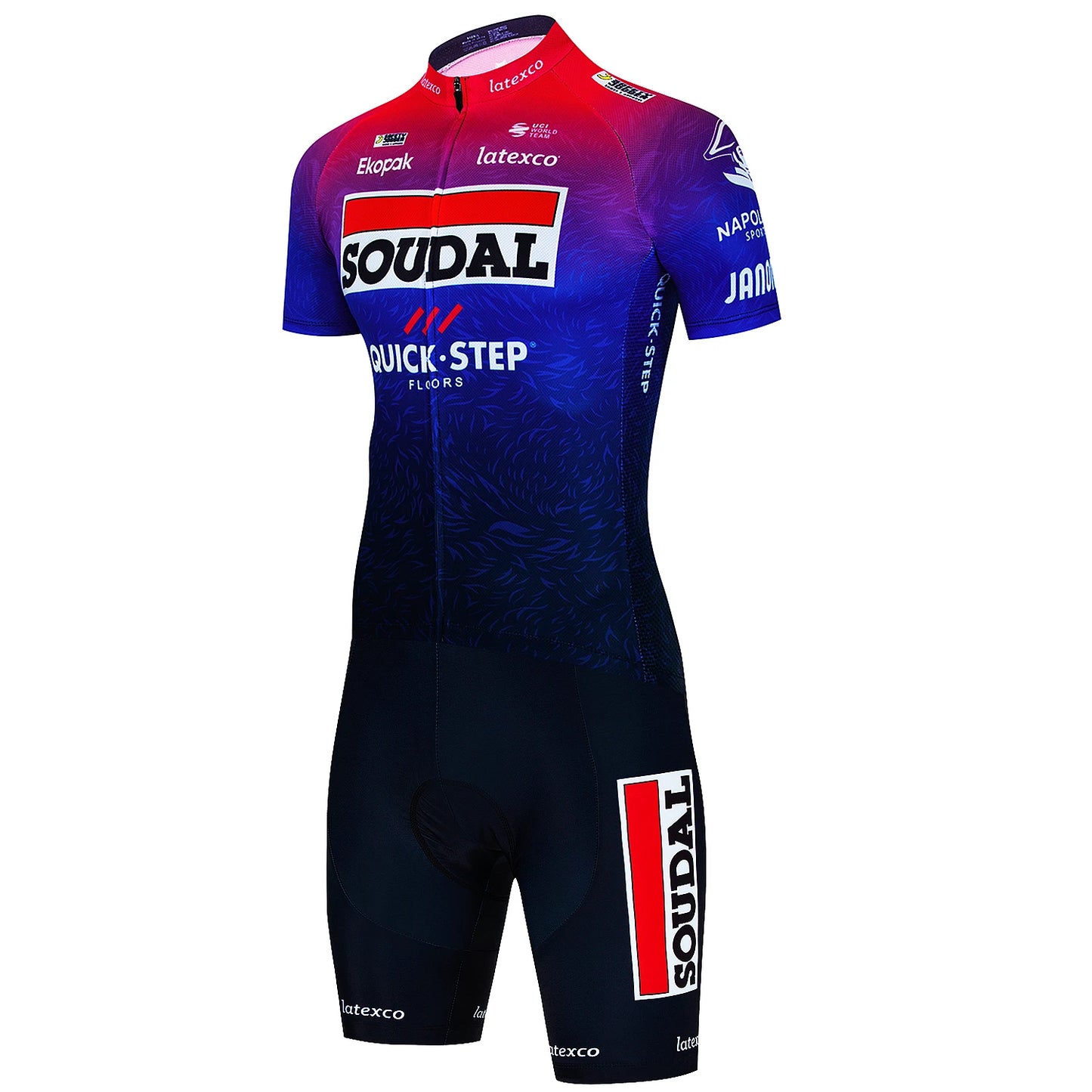 SOUDAL סט חולצה ומכנס לנשים וגברים ביגוד רכיבה על אופניים איכות גבוהה
